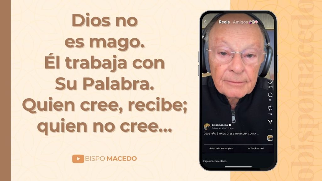 Dios no es mago. Él trabaja con Su Palabra. Quien cree, recibe; quien no cree…