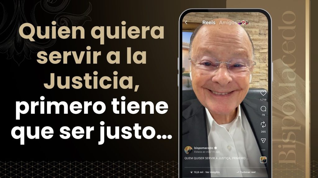 Quien quiera servir a la Justicia, primero tiene que ser justo…